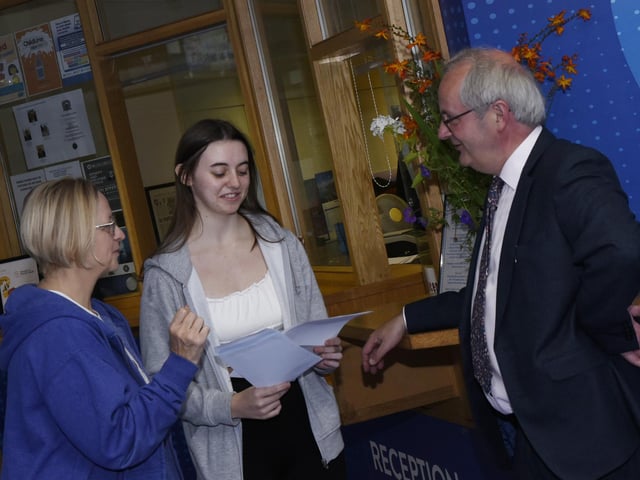 A-Level results day at Oakgrove.