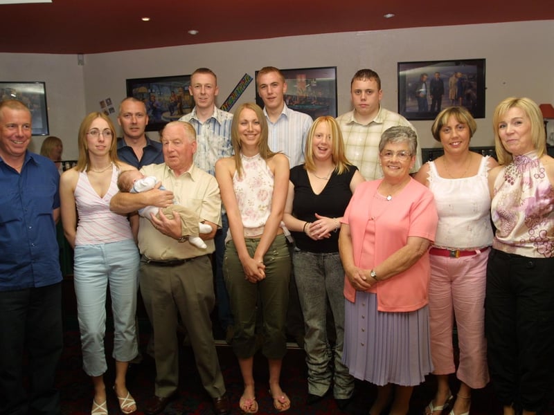 Pictures of birthdays, fundraisers and pub outings in July 2003