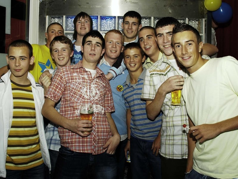 Pete pictured celebrating his birthday with all his friends. : .