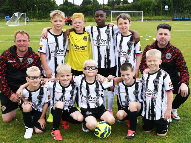 The Clooney FC under-9 team which took part in the O'Neill's Foyle Cup.