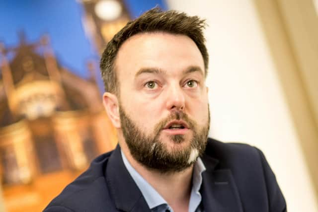 SDLP Leader Colum Eastwood.