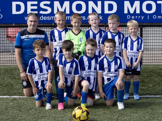 The Culmore Youth FC U7s who played in Feile 2025's annual Ryan McBride Cup at the Brandywell. (Photos: Jim McCafferty Photography)
