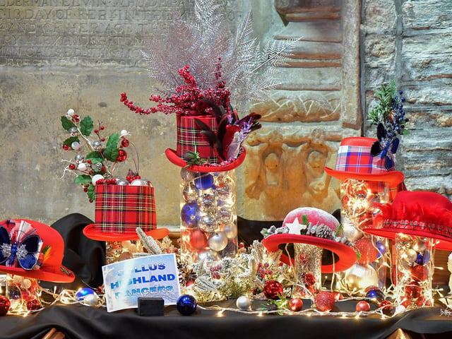 The exuberant Christmas display in St Columb’s Cathedral  marking the Christmas Festival.  Photo: George Sweeney