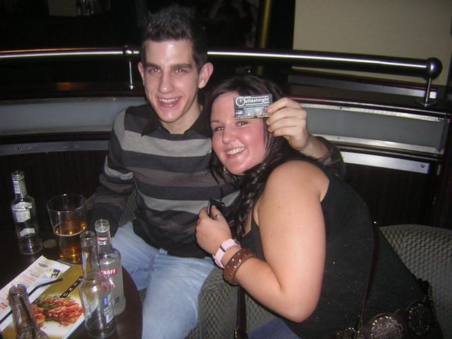 Locals having a good time at Derry's nightlife spots back in November 2005.