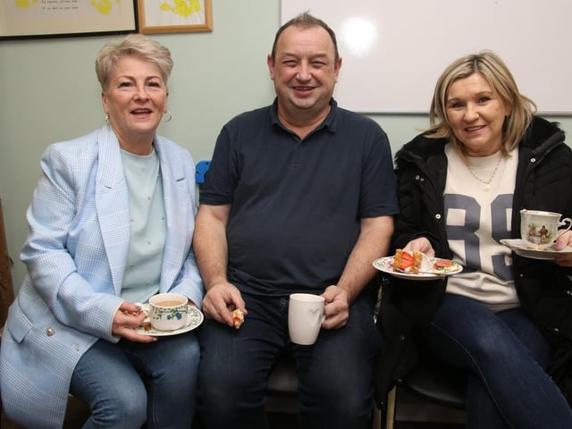 Collette Higgins, Cllr. Declan Norris and Cathy McGinnis. (Photo - Deirdre Heaney, nwpresspics) : .
