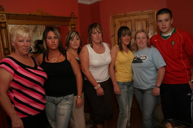 Leanne's party with friends and family.
