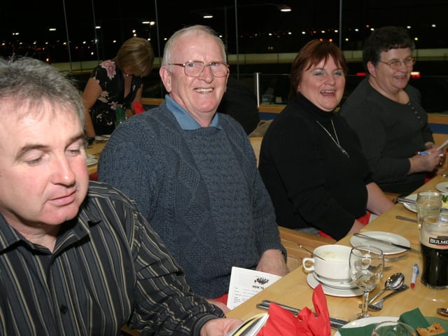 Gabriel Henry, Anthony Wilson, Bernie Henry, Mary Wilson 0002/JML : Parties across Derry in January 2006.
