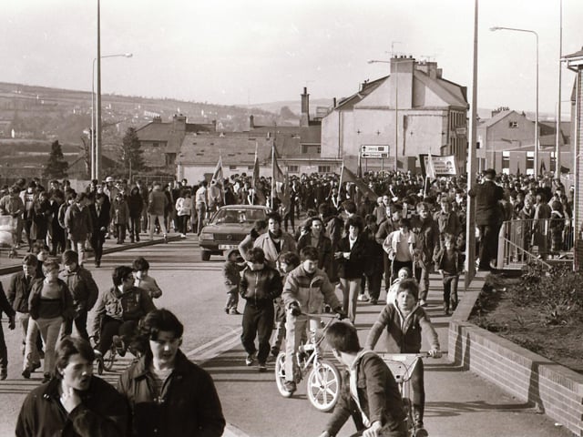 Devine Breslin Memorial March in Strabane.