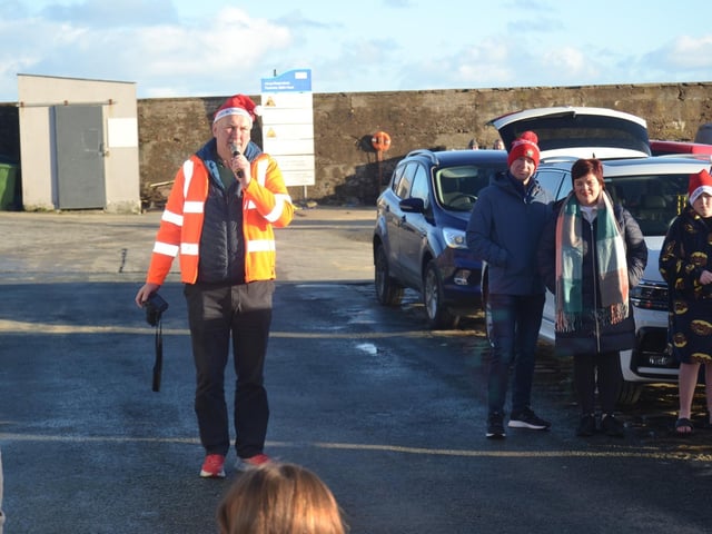 Malin Head St Stephen's Day Swim in aid of Malin Head Community Association Ltd and Ronald McDonald House. Pictures: Malin Head Community on Facebook:Malin Head St Stephen's Day Swim