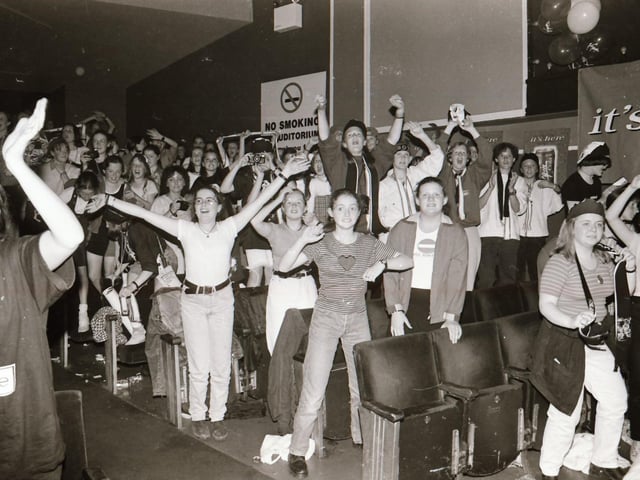 Boyzone performed at the Rialto Derry in July 1995.