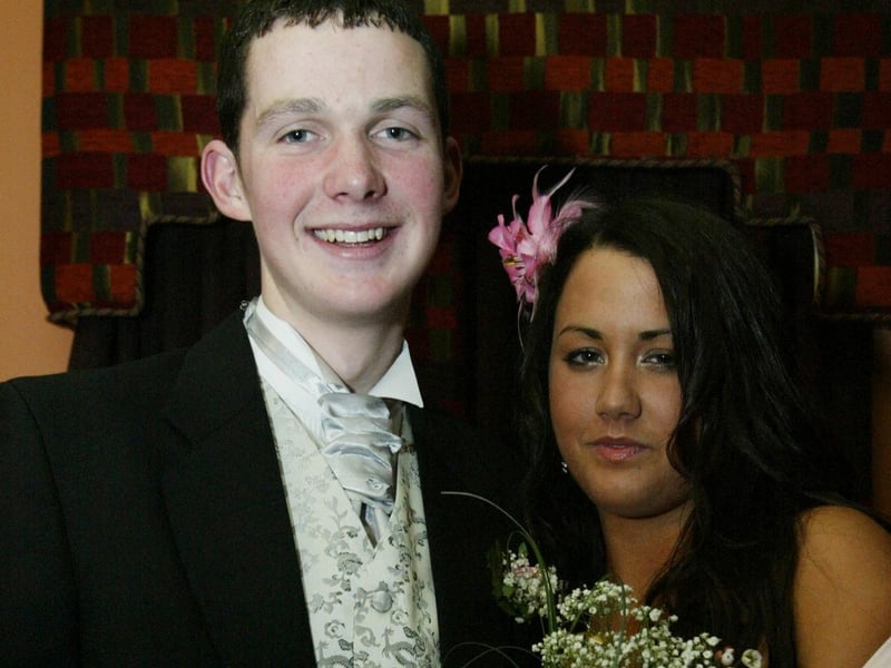 Scoil Mhuire, Buncrana, Head boy Henry O'Connor and Head girl Charlene Mulhern at the school formal. (1301JB33)