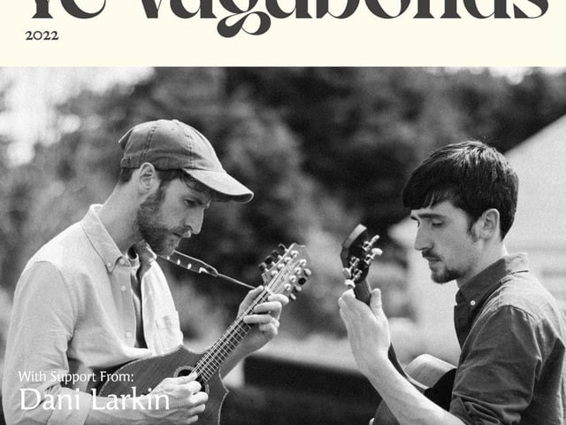 Lúmináre Presents: Ye Vagabonds: Sibling harmonies are at the heart of the Vagabonds’ sound, delivered softly and unfussily. Saturday, 26 November at 19:30 in Carlisle Road Methodist Church.