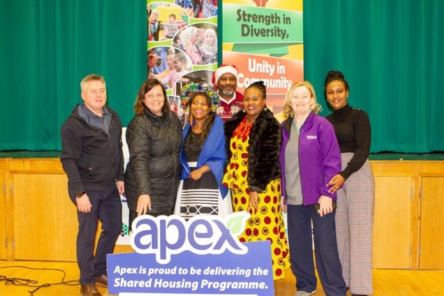 Members of the African Caribbean Community Network and key stakeholders at the family Christmas party in Derry