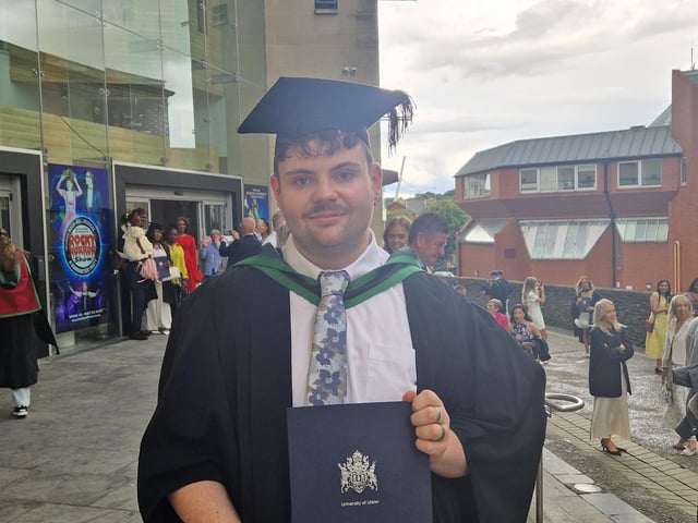 Strabane native Terry Murray graduated in Business and accounting. Terry said that the three years of hard work and late nights was worth getting his degree.