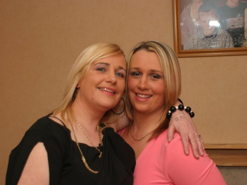 Party celebrations back in March 2004: Louise Simpson.
