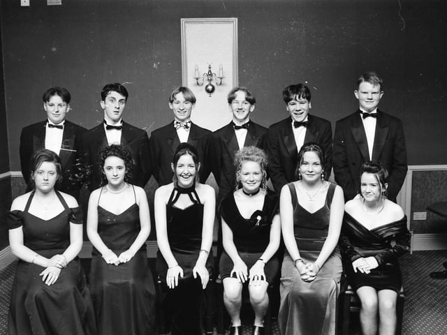 Attendees at the St. Brigid’s High School formal in February 1994