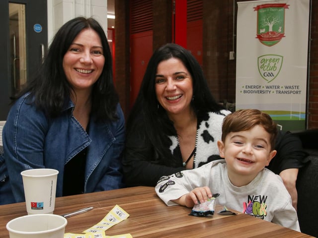 Emma, Louise and Jamie pictured at Daire’s Day held in Sean Dolan’s GAC. (Photo - Deirdre Heaney, nwpresspics)