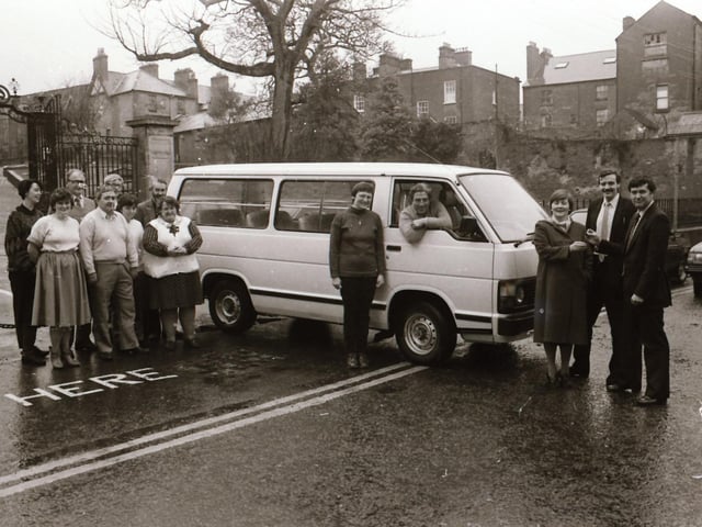 New Toyota bus for Peace & Reconciliation Group in Derry.