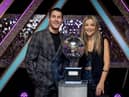 Helen Skelton and Gorka Marquez pictured with the prestigious trophy - but who will be crowned the winner?