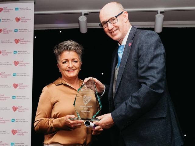 Michelle Doyle, Homeless Nurse is winner in the Frontline Champion Award category.