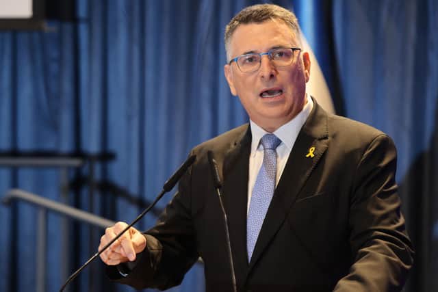 Israel's Foreign Minister Gideon Saar. (Photo by MENAHEM KAHANA/AFP via Getty Images)