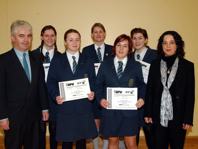 Thornhill College prizegiving ceremony in 2003