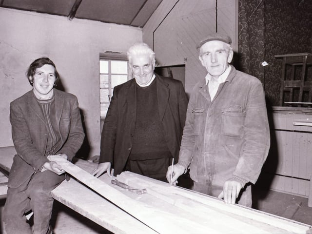 Restoration of hall at Desertegney.