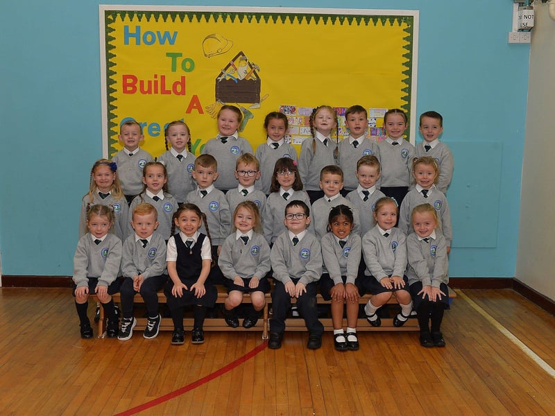 Mrs Hegarty’s P1 class at Sacred Heart Primary School.