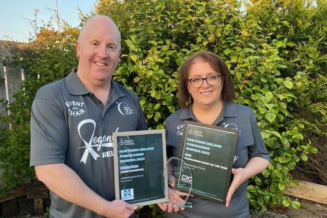 Event organisers Sean Hickey and Laura Moore.