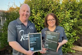 Event organisers Sean Hickey and Laura Moore.