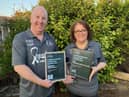 Event organisers Sean Hickey and Laura Moore.