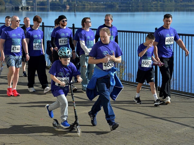 Participants at the annual Foyle Hospice Run/Walk. Photo: George Sweeney