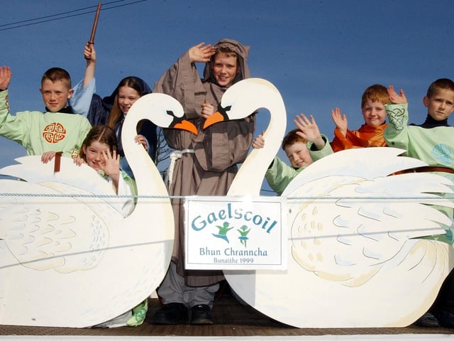 Buncrana St Patrick's Day in 2003:.
