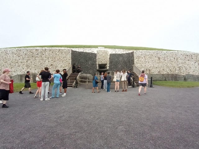 Newgrange, Ireland 3200 B.C. at Brú na Bóinne, County Meath.