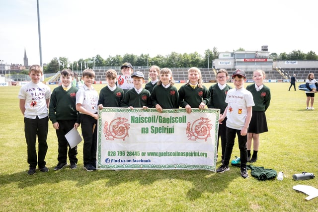 The annual Fan the Flame mass was celebrated recently in Celtic Park for pupils who recently made their confirmation.