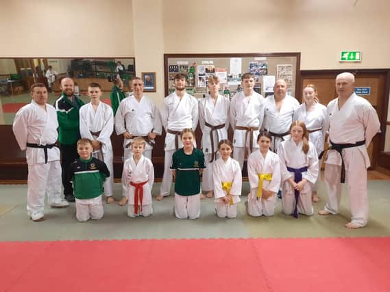 Some members of the Ulster Karate Federation squad which will compete in the WUKF European Karate Championships in Florence, Italy, November 3-6.