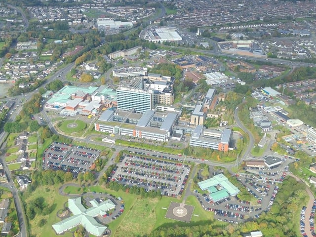 View of Altnagelvin, Derry.