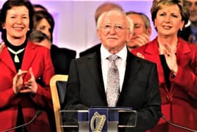 President Michael D. Higgins at his inauguration in 2011.