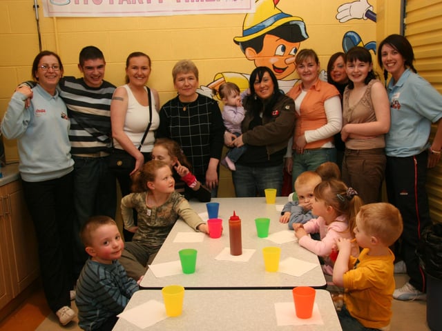 Friends and family gather at The Fun Factory to celebrate with Tyler on the occasion of his 4th birthday 0021JML : Parties and celebrations April 2006: Tyler McMenamin.