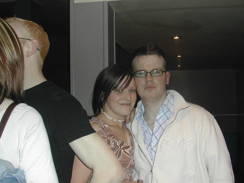 Amanda Lervy (semi-finalist) pictured with Noel Doherty.