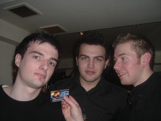 Out and about in Derry in February 2006.
