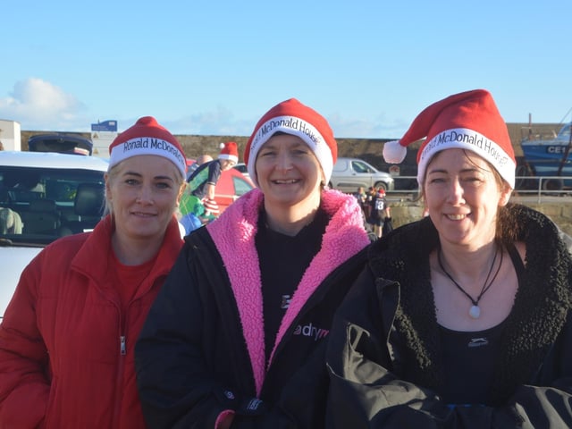 Malin Head St Stephen's Day Swim in aid of Malin Head Community Association Ltd and Ronald McDonald House. Pictures: Malin Head Community on Facebook:Malin Head St Stephen's Day Swim