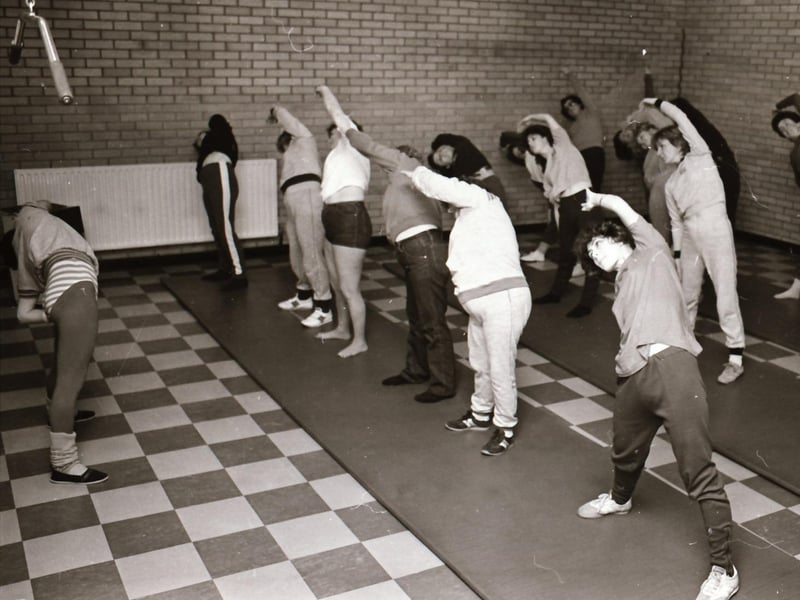Brooke Park Ladies Keep Fit class.