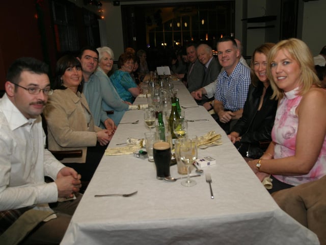 Derry Christmas parties 20 years ago in December 2003