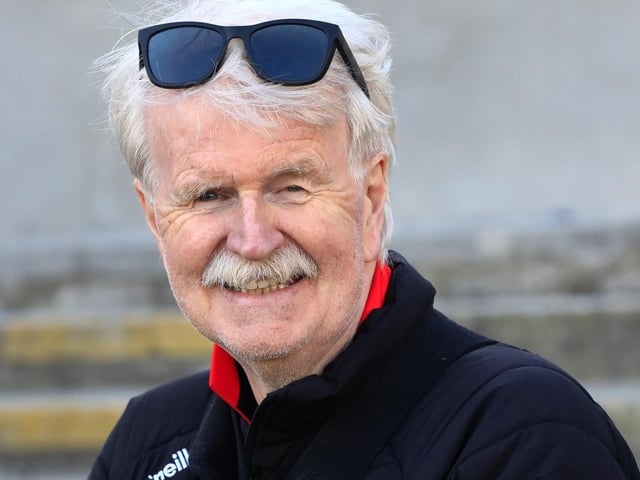 Enjoying the Ulster GAA Football Championship quarter-final between Derry & Antrim in Celtic Park. (Photo - Tom Heaney, nwpresspics)