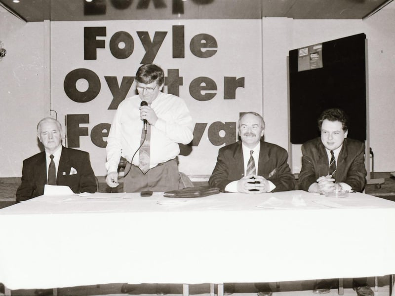 Foyle Oyster festival launch.