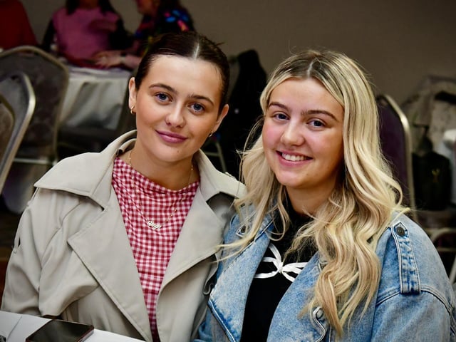 Roisin Barton's granddaughters attending the event in the Maldron Hotel.