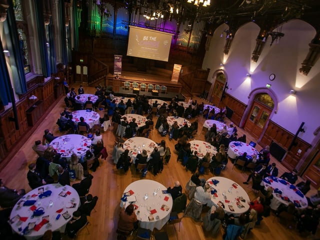 The attendance at Wednesday's 'Be The Change' conference in the city's Guildhall. (Photos: Jim McCafferty Photography) : .