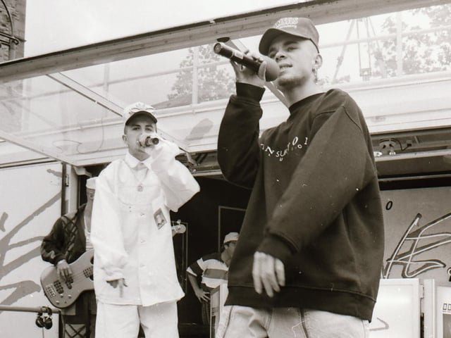 East 17 on stage in Derry