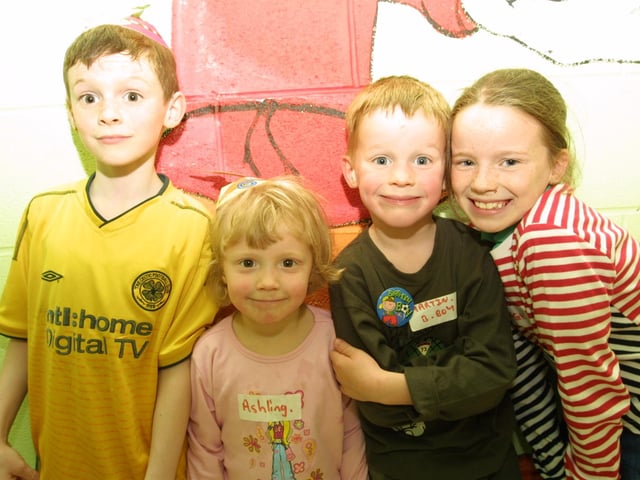 Celebrating Martin Parke's 6th birthday party at the Fun Factory in 2003.